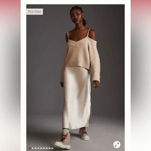 Worn once Anthropologie Mare Mare Layered Sweater & Slip Dress